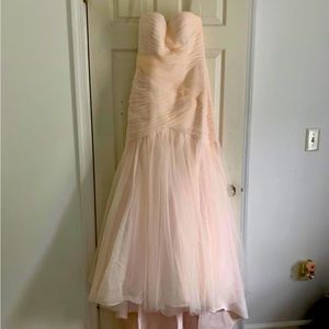 Blush wedding dress